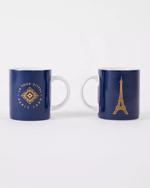 Mug Bleu Marine tour Eiffel collection Signature