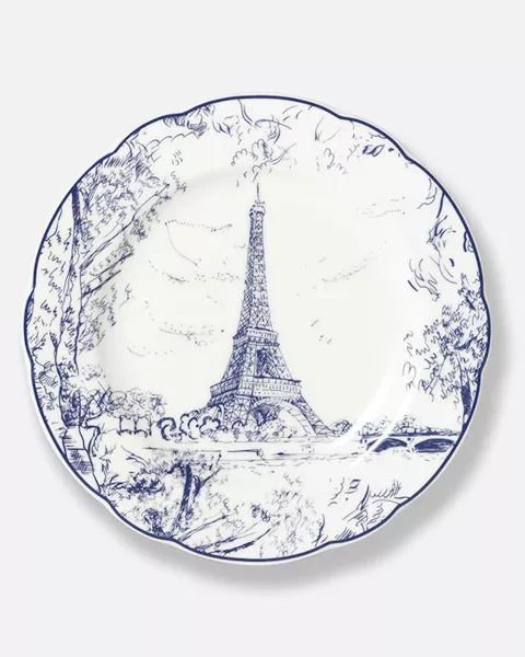 Coffret 2 Assiettes en porcelaine - Collection tour Eiffel Bernardaud