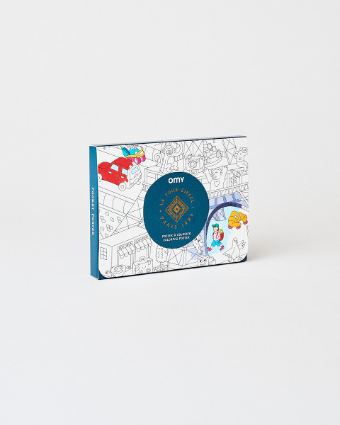 Mini libro para colorear Torre Eiffel Omy - Tienda de la Torre Eiffel
