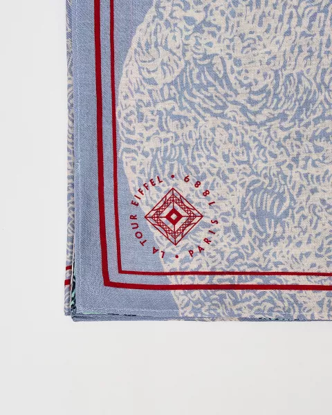 67x180cm Day Wool & Silk Stole - Eiffel Tower Shop