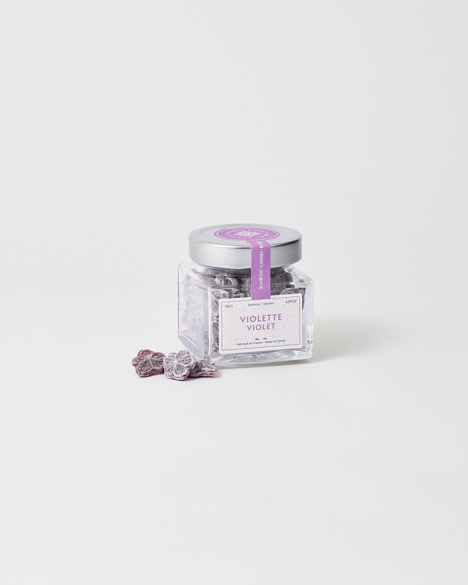 130g Violet Candy Jar - Official Eiffel Tower Shop