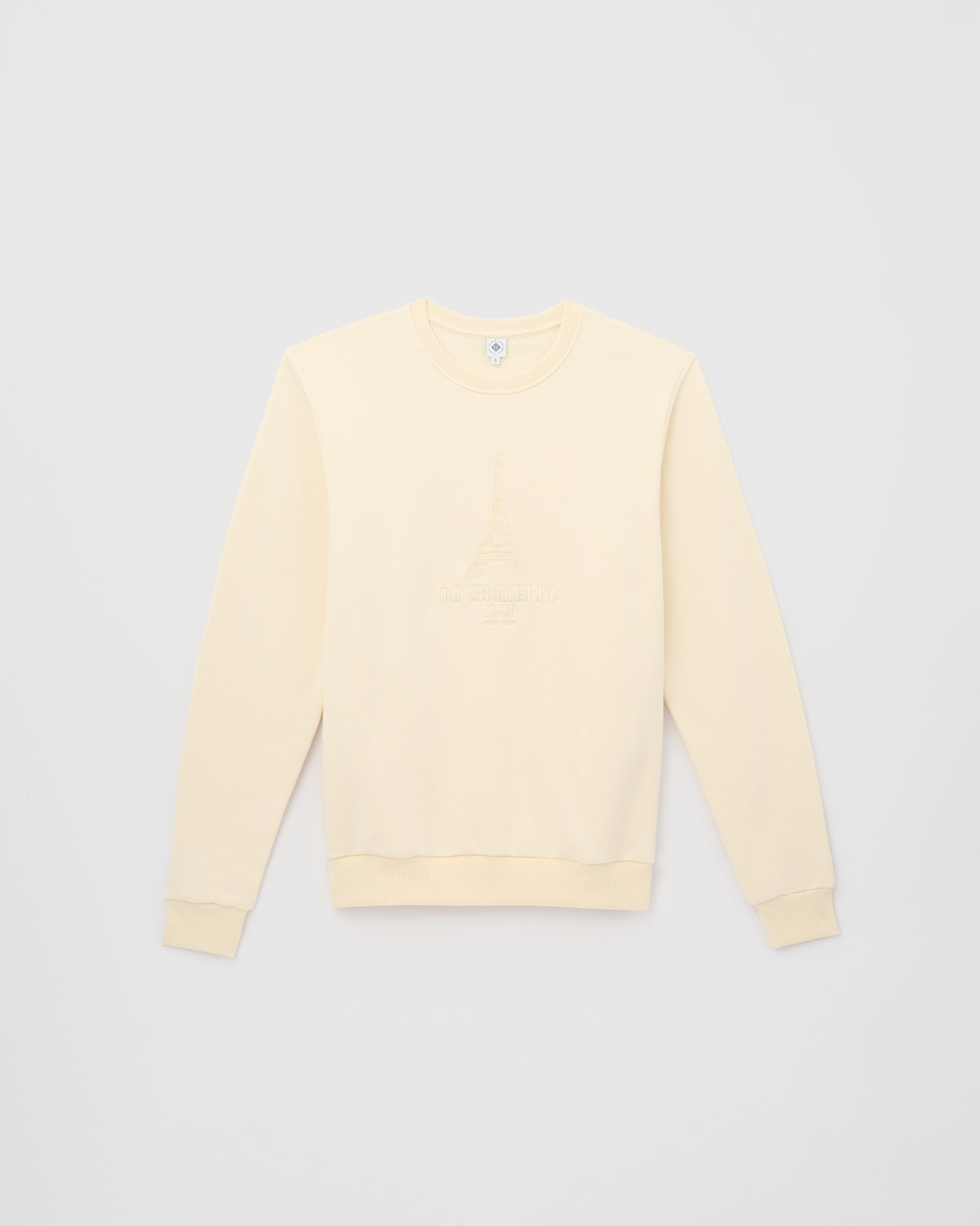 Pull Coton Ecru - Boutique Officielle tour Eiffel
