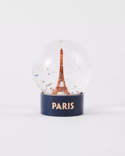 Boule à Neige en Verre Cuivré de la tour Eiffel