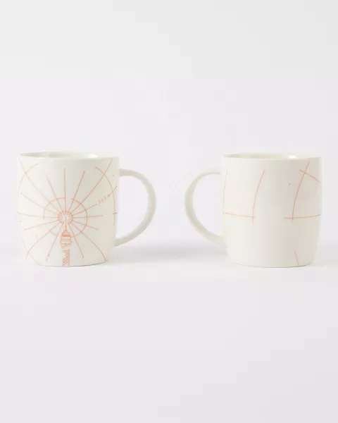 Mug blanc et cuivre tour Eiffel collection 330 Mètres