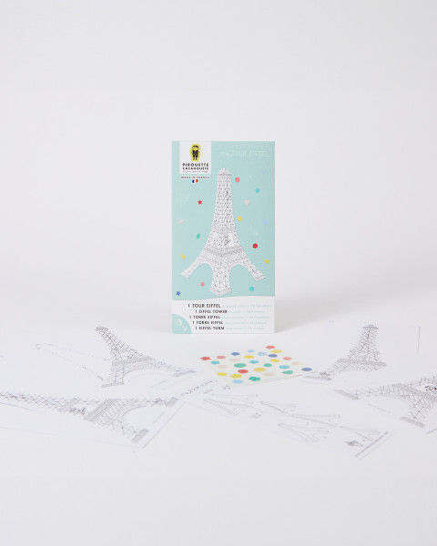 Kit creativo de la Torre Eiffel: maqueta de papel para niños